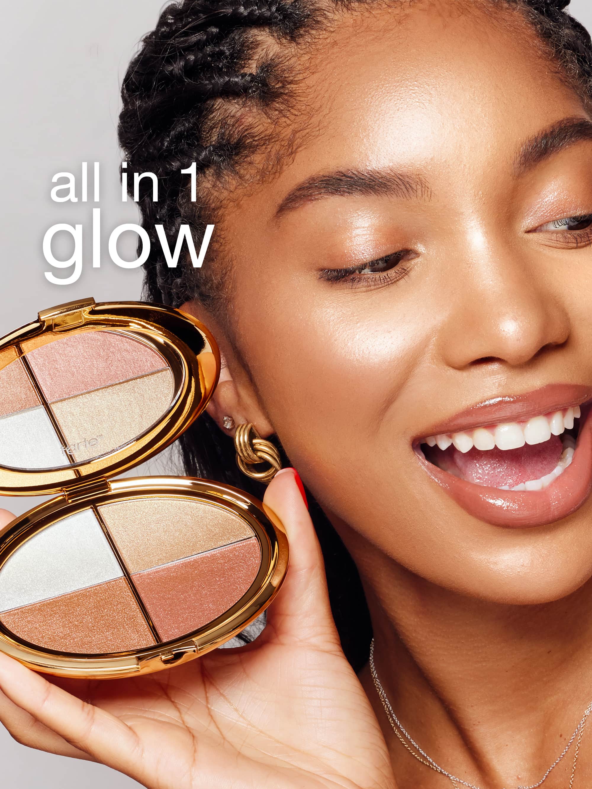 glow wardrobe highlighting eye & cheek palette - Image 3