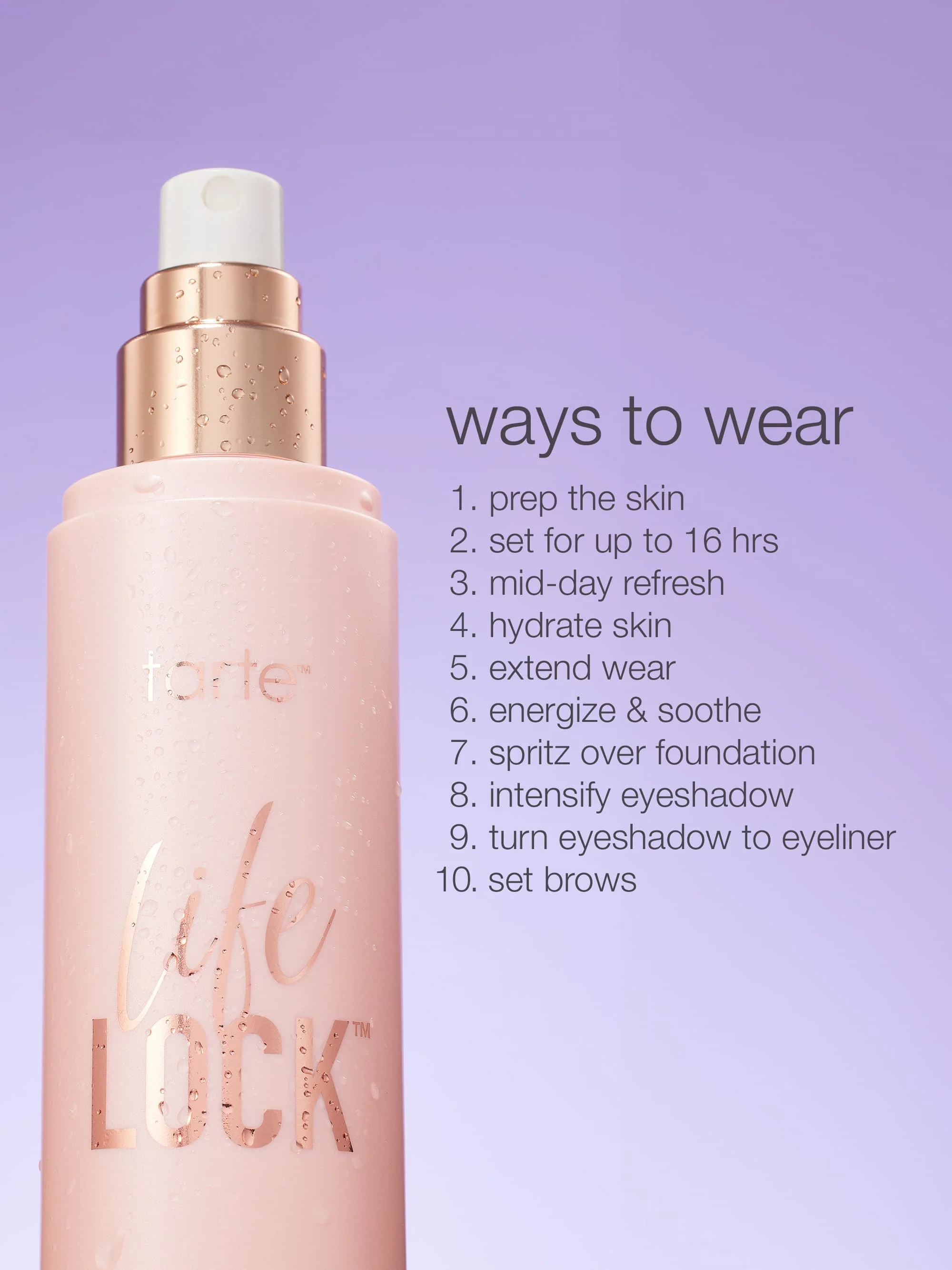 Life Lock™ hydrating setting spray - Image 8