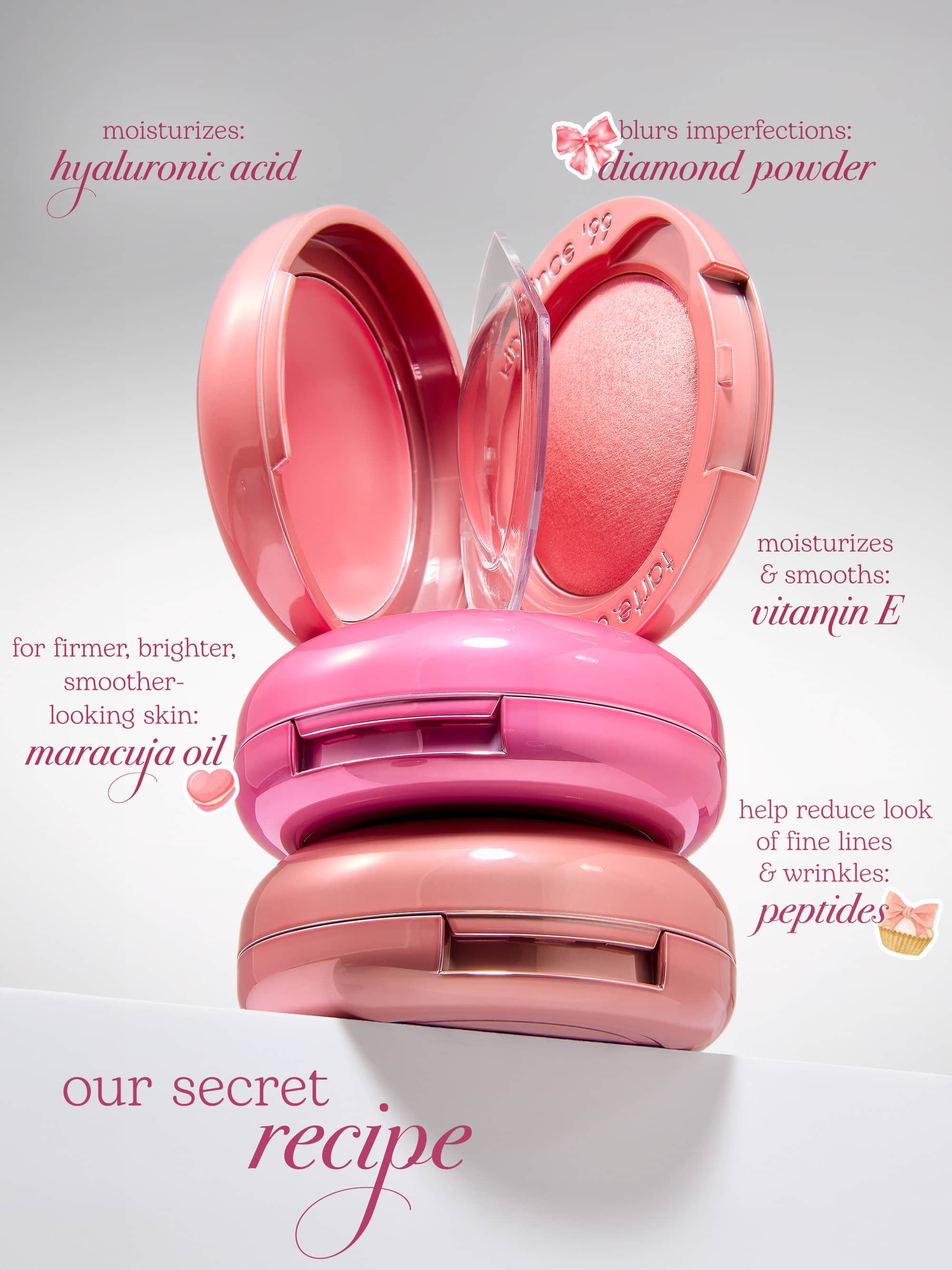 shape tape™ blur & blush - blurring concealer stick & macaron blush and glow duo - Image 8