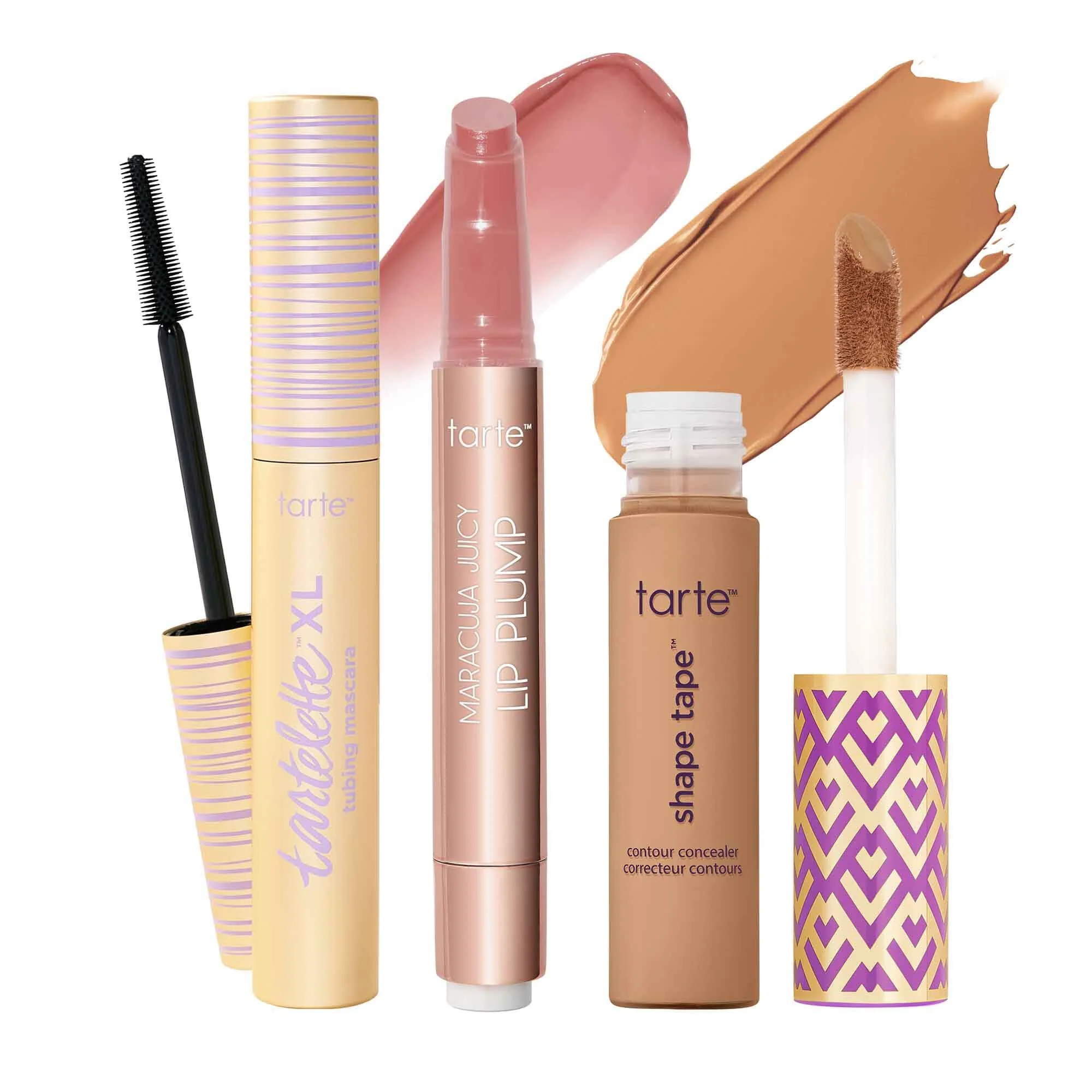 tarte⢠shape tape concealer, XL tubing mascara and maracuja juicy lip plump trio - Image 2