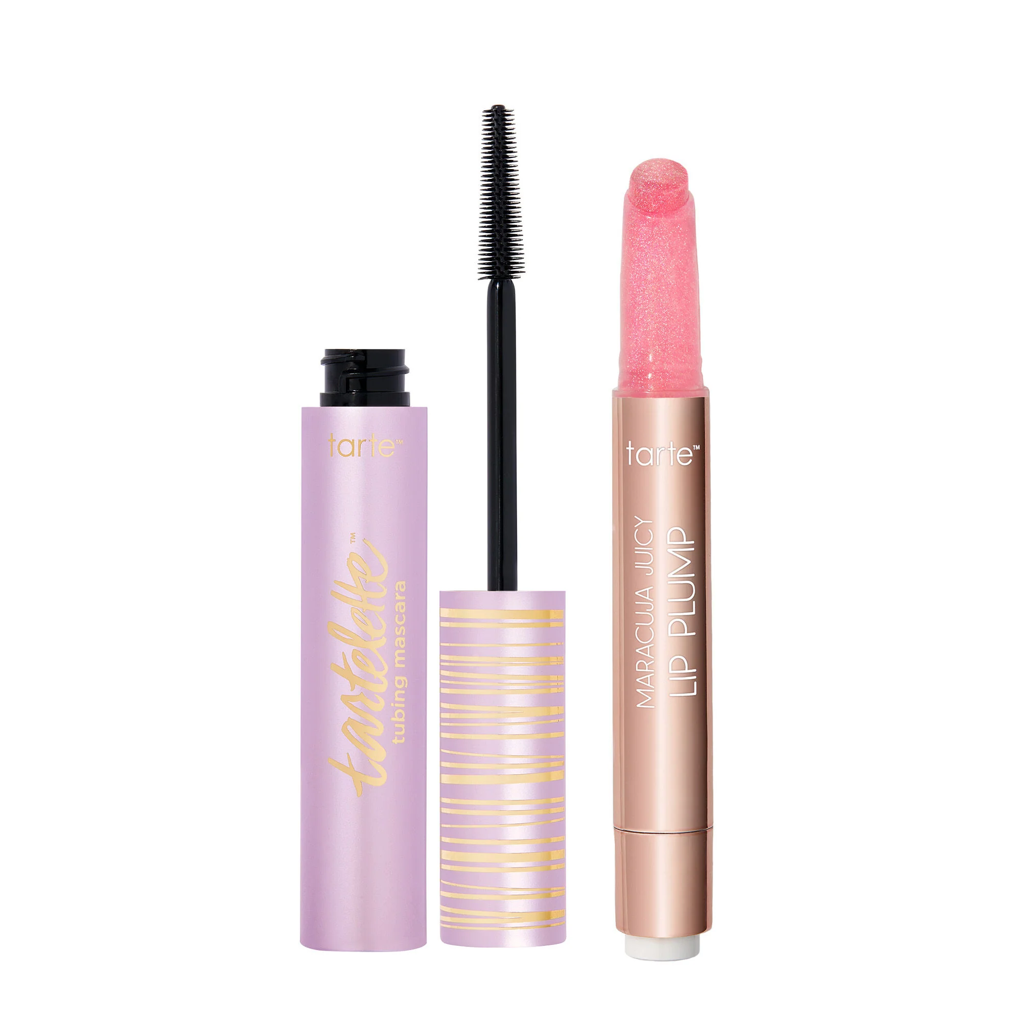 tarte⢠viral shimmer glass lip plump & tubing mascara duo - Image 10